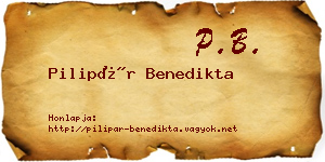 Pilipár Benedikta névjegykártya